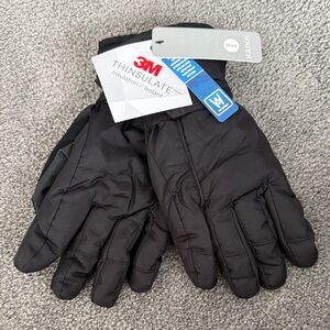 Igloo Thinsulate Insulated Gloves. Black. Hook/Loop Wrist Adjustment. Size L/XL